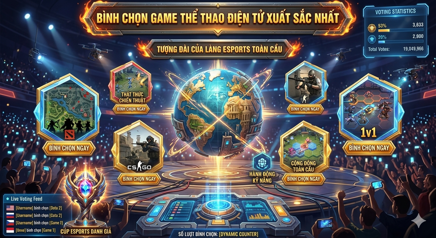 game thể thao điện tử xuất sắc nhất